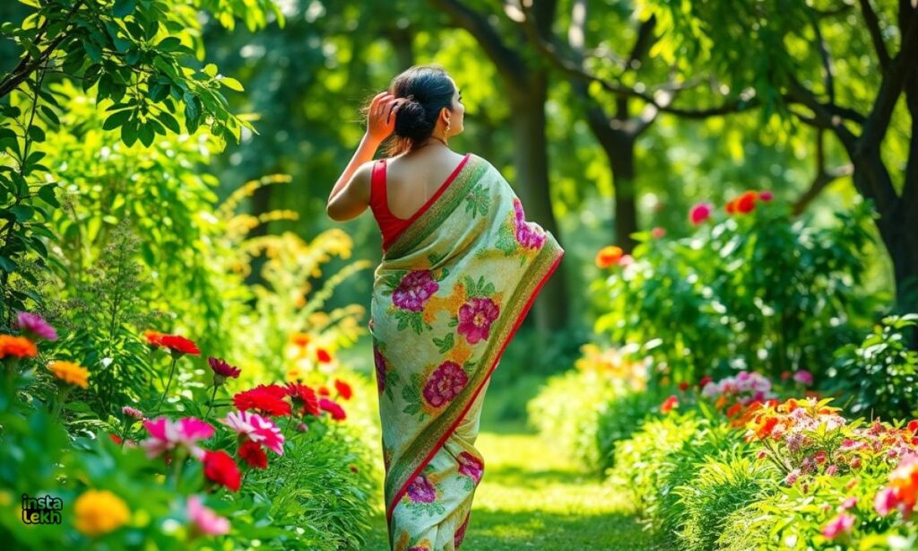 saree captions in hindi
