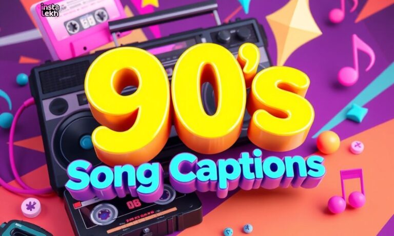 90s Song Captions for Instagram That Spark Instant Nostalgia