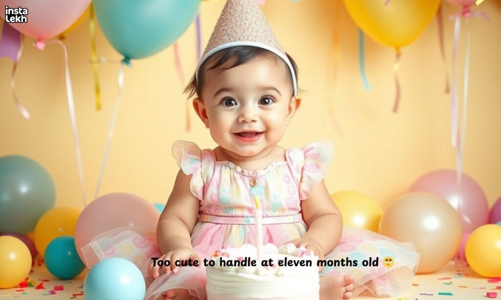 Adorable 11-Month Instagram Birthday Captions