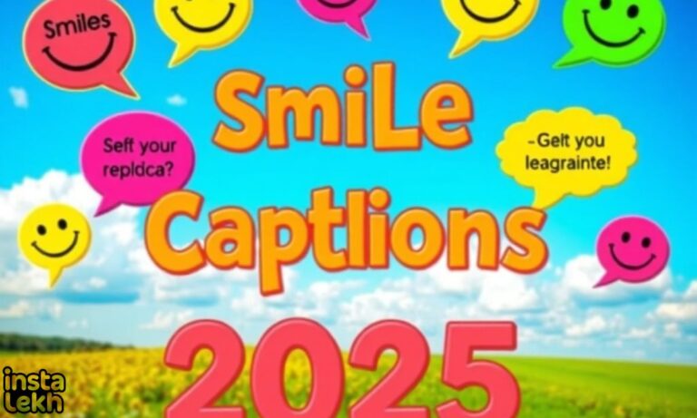 Best Smile Captions for Instagram for 2025