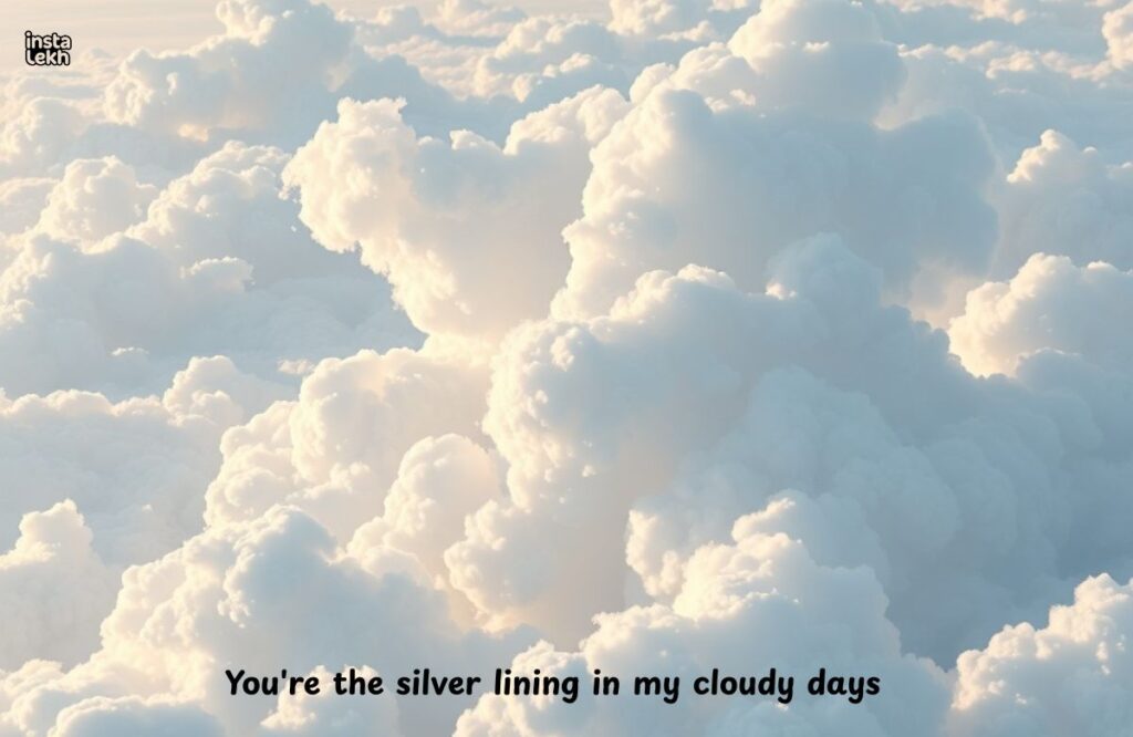 Clouds Captions for Instagram for Romance