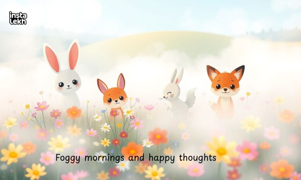 Cute fog captions for instagram