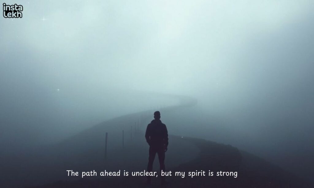 Inspirational Fog Captions for Instagram