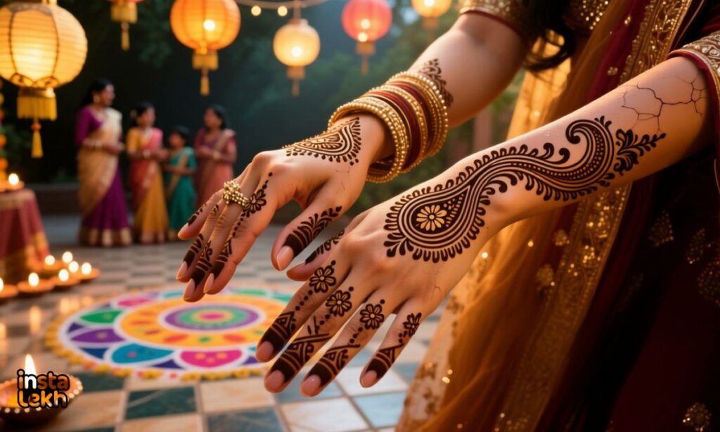 Stylish Mehndi Captions for Fashion-Forward Posts
