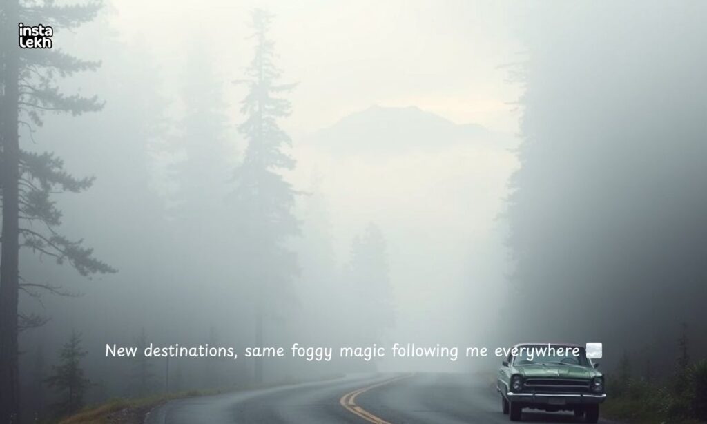 Travel Fog Captions for Instagram