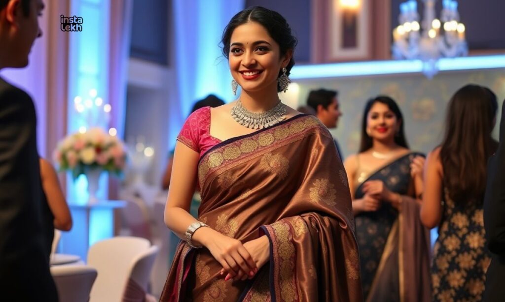 saree captions in hindi