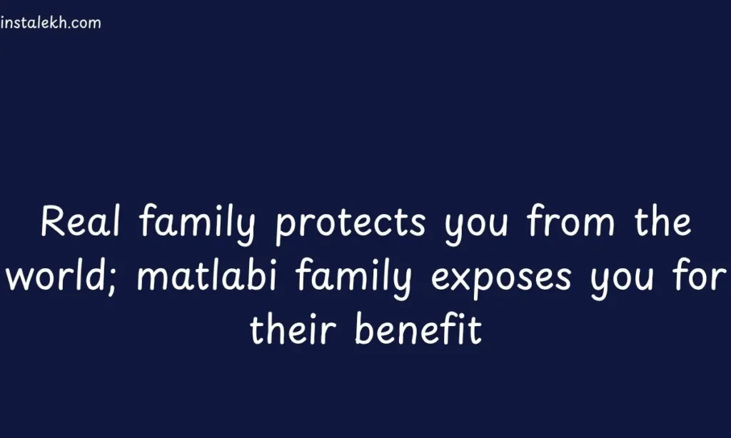 family matlabi rishte quotes 