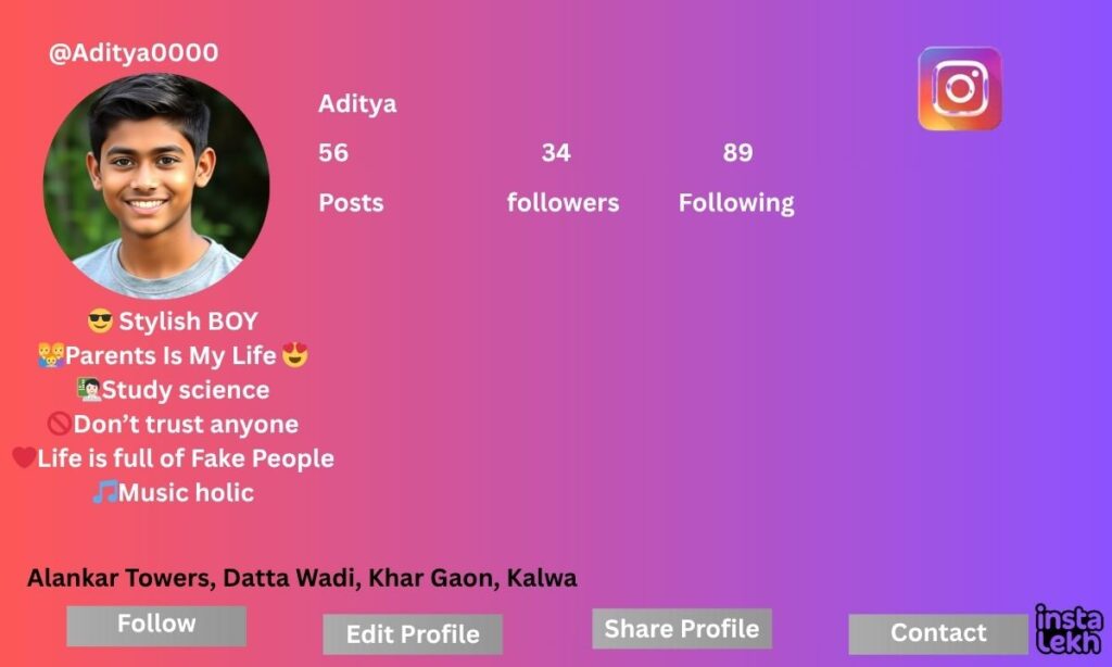 instagram bio for students 