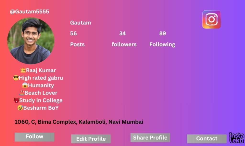 instagram bio for students 